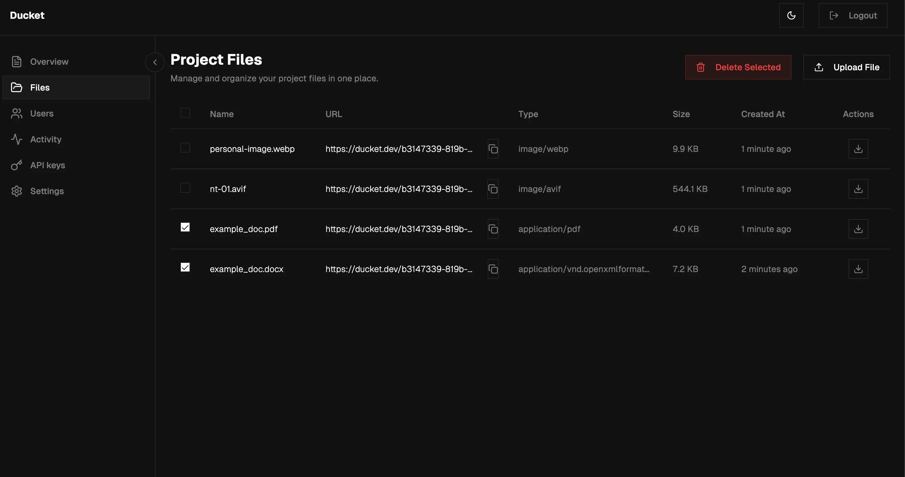 Files